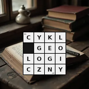 Hasło krzyżówkowe nieustający cykl obiegu skał na ziemi polegający na wietrzeniu cementacji przeobrażaniu topnieniu a także krzepnięciu skał - cykl geologiczny – rozwiązanie, synonimy, podpowiedzi i definicje krzyżówkowe